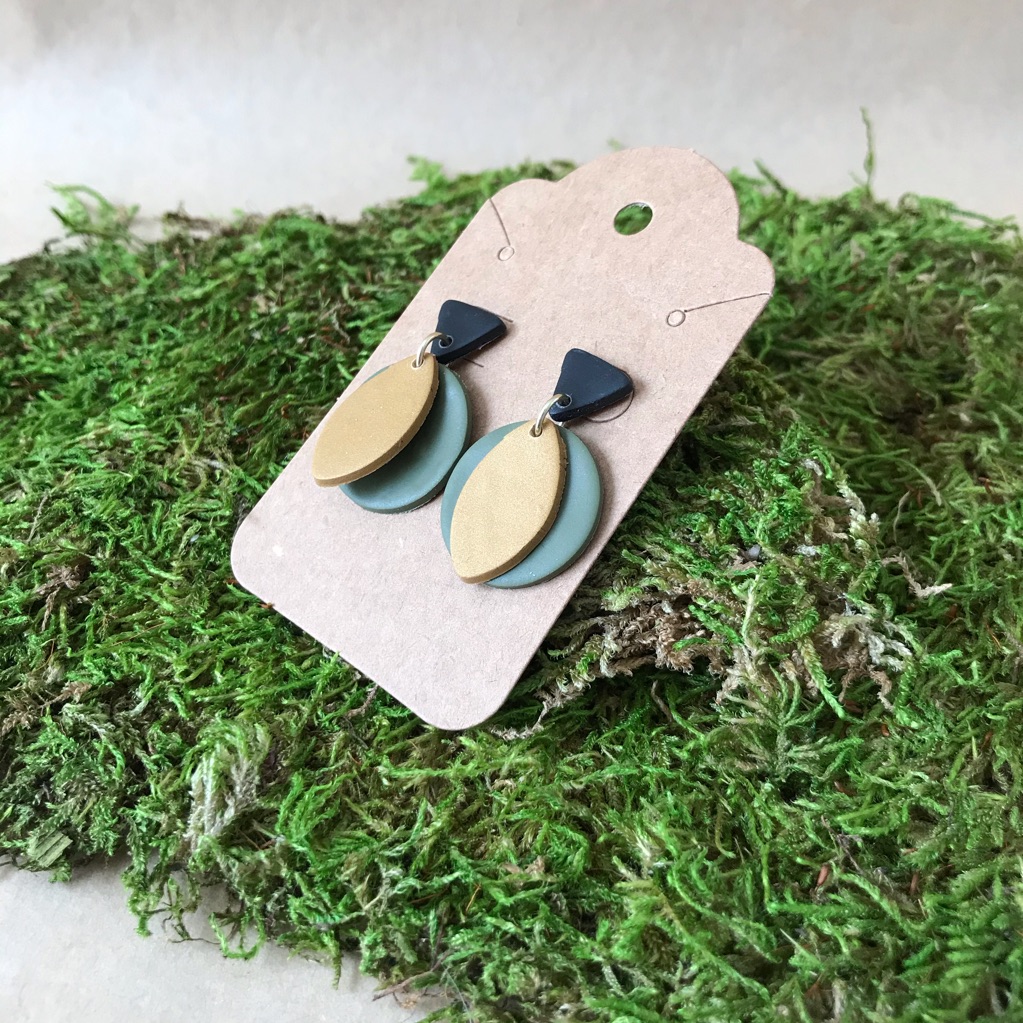 Polymer Clay Earrings Stack